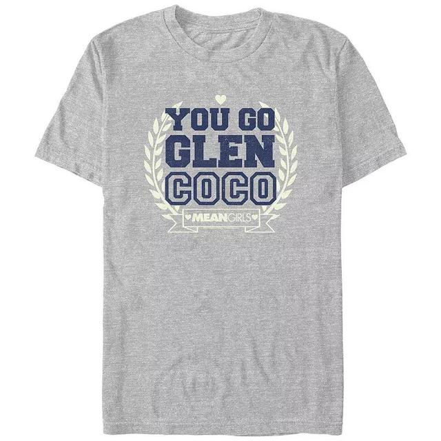 Mens Mean Girls You Go Glen Coco Graphic Tee Athletic Grey Product Image