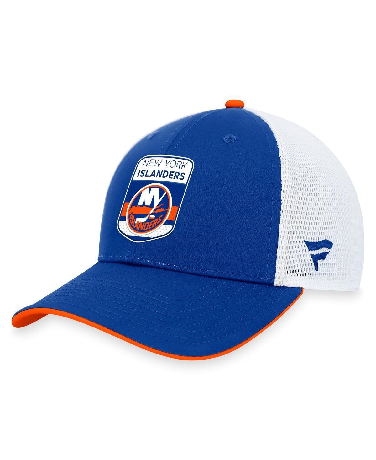 Mens Fanatics Royal New York Islanders 2023 Nhl Draft On Stage Trucker Adjustable Hat Product Image