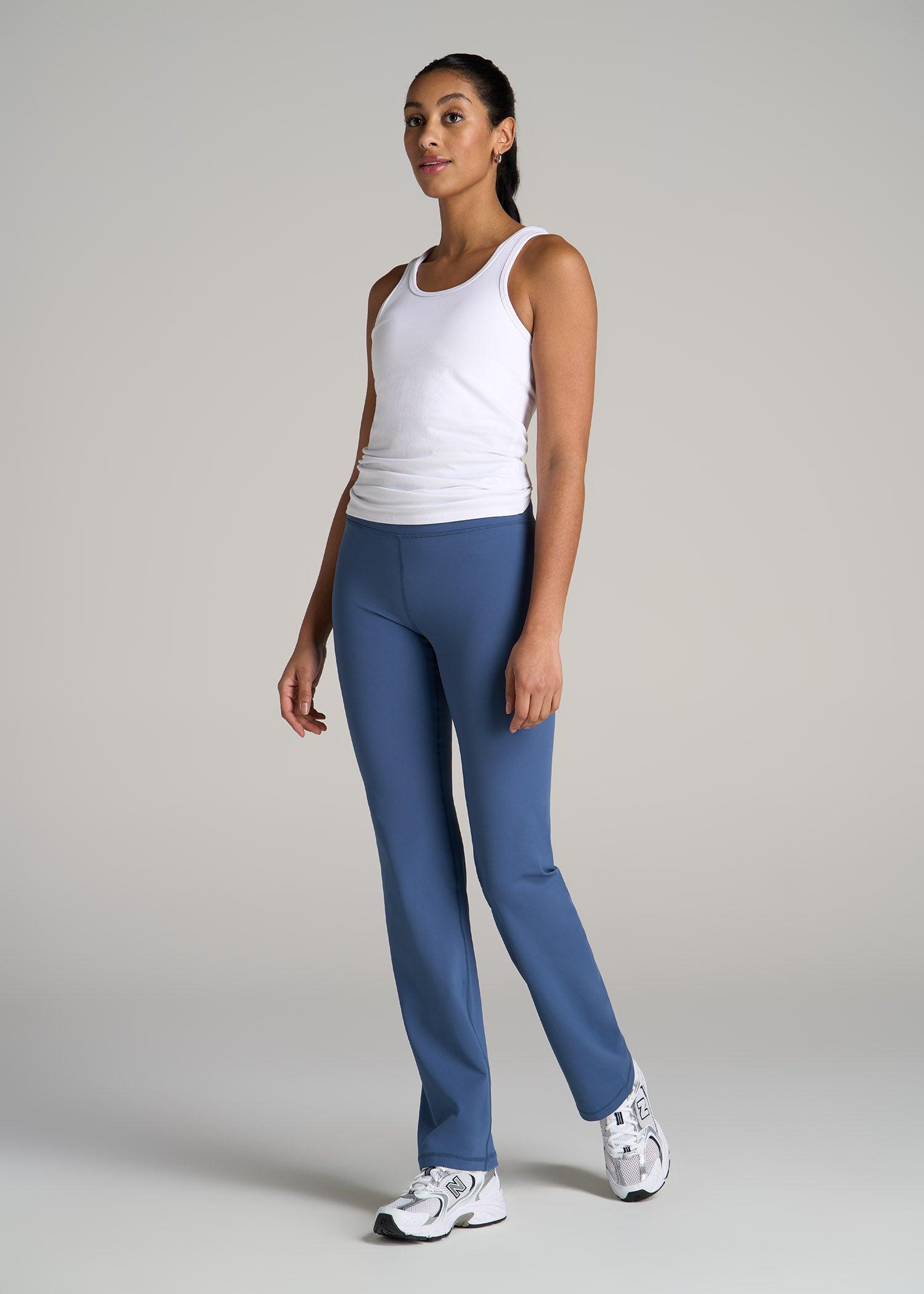 Balance Straight Leg Leggings for Tall Women in Steel Blue Product Image