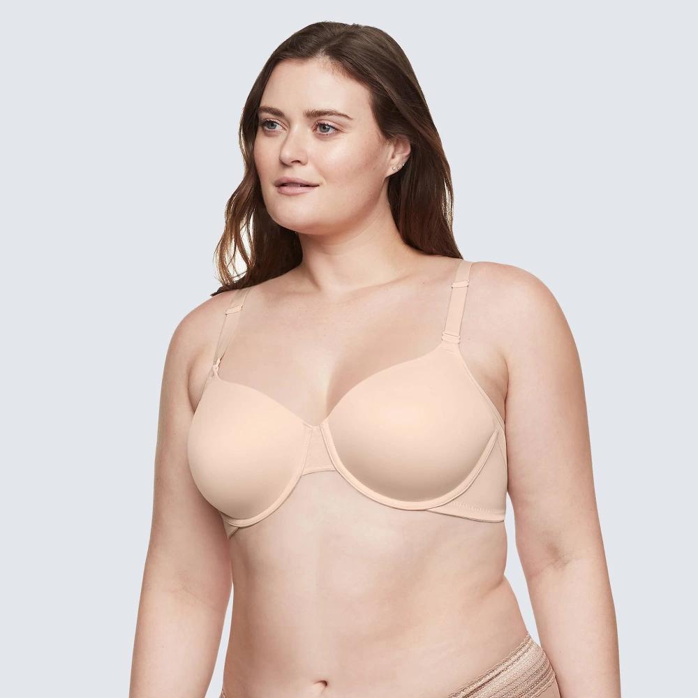 Simply Perfect by Warners Womens Underarm Smoothing Mesh Underwire Bra - Butterscotch 36C Product Image