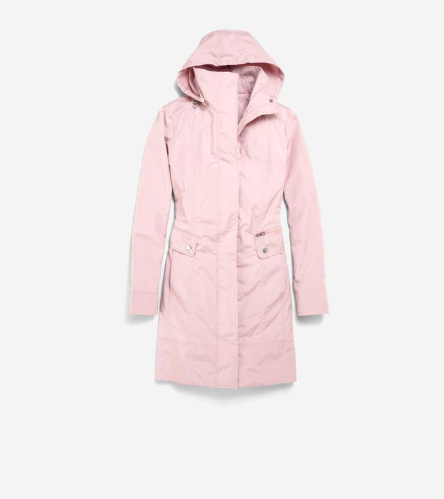 Cole Haan Womens Packable Hood Jacket - Pink Product Image