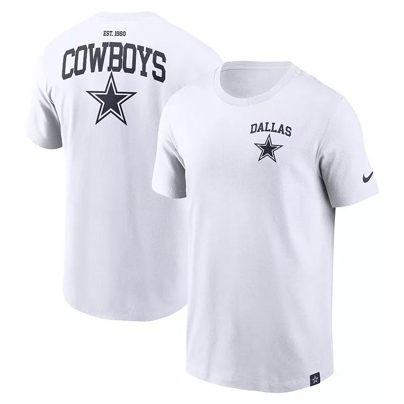 Nike Mens Cream Dallas Cowboys Blitz Essential T-Shirt Product Image