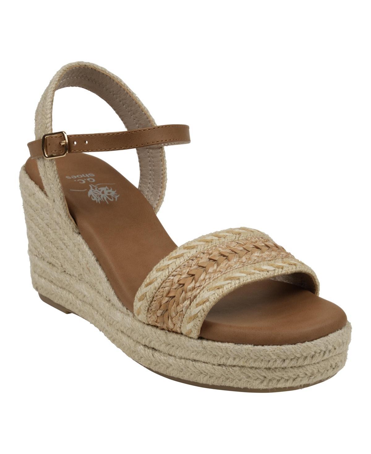 Gc Shoes Womens Solene Slingback Espadrille Wedge Sandals Product Image