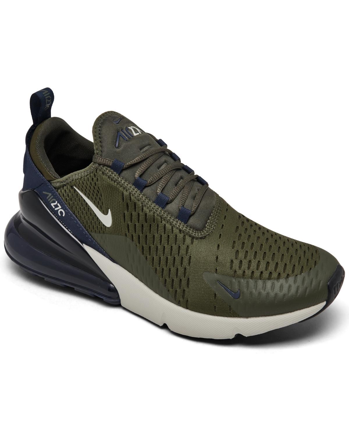 Nike Mens Air Max 270 - Running Shoes Cargo Khaki/Lt Bone/Obsidian Product Image