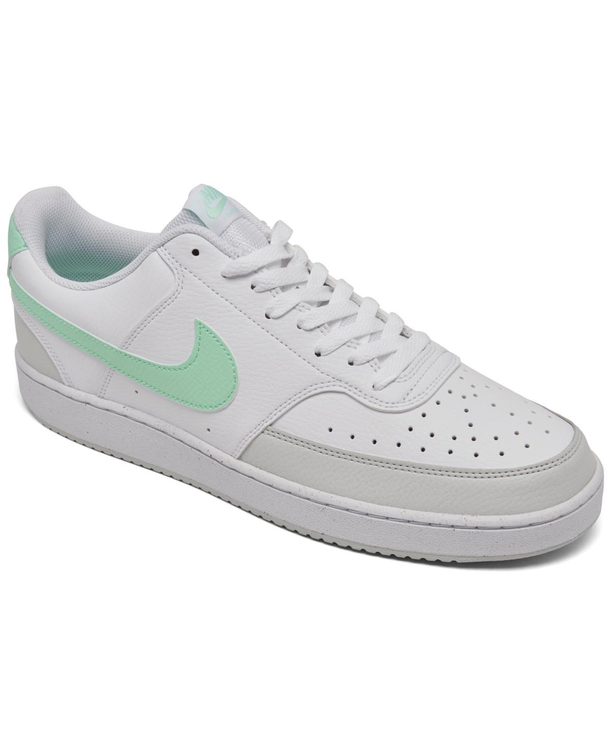 Nike Mens Court Vision Low Casual Sneakers from Finish Line - White Product Image