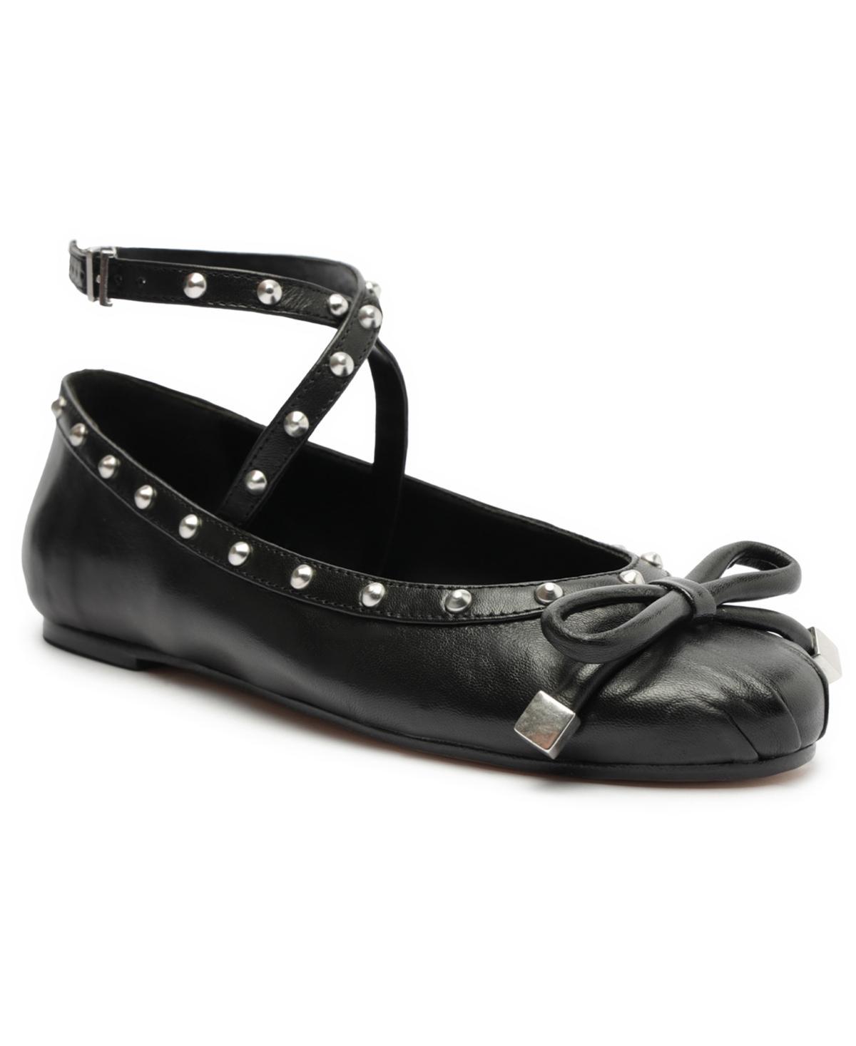 Larissa Nappa Leather Flat Female Product Image