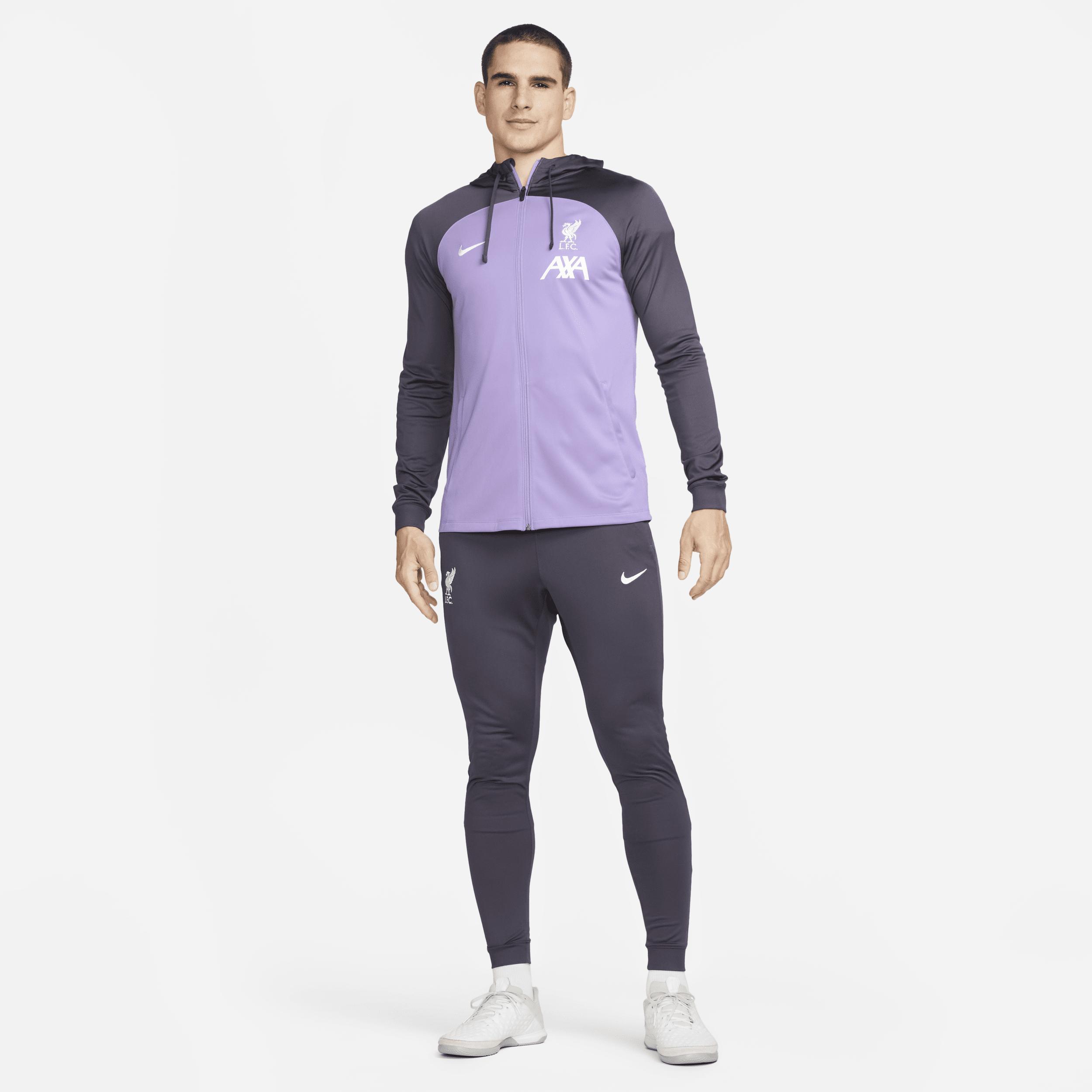 Mens Nike Purple Liverpool 2023/24 Strike Raglan Full-Zip Track Jacket Product Image