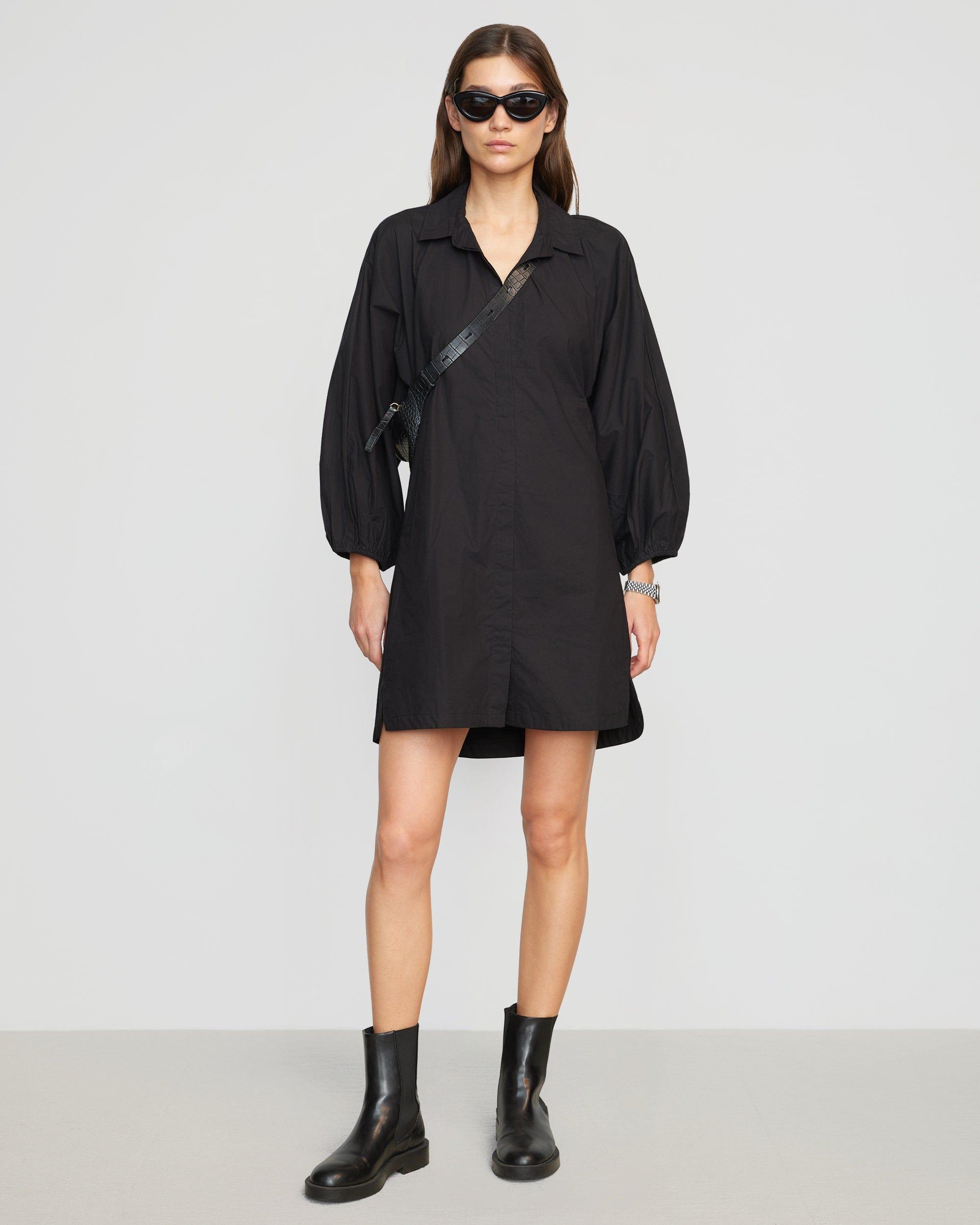 Clara Open-Back Button Down Dress Product Image