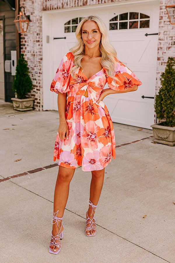 Honolulu Date Night Floral Mini Dress Product Image