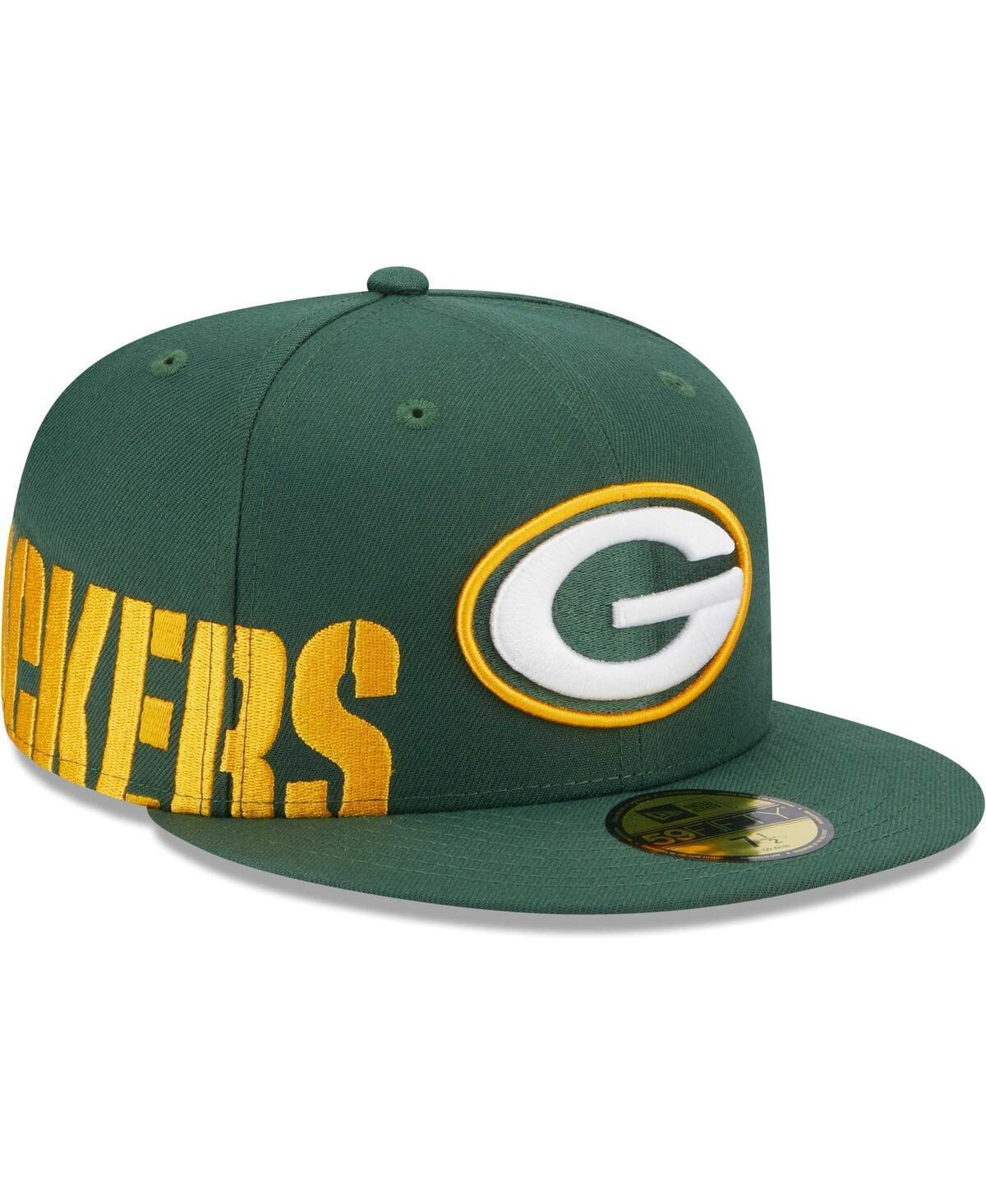 Mens New Era Green Green Bay Packers Arch 59FIFTY Fitted Hat Product Image