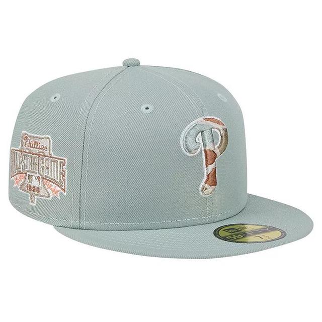 Mens New Era Philadelphia Phillies Spring Forest 59FIFTY Fitted Hat Product Image