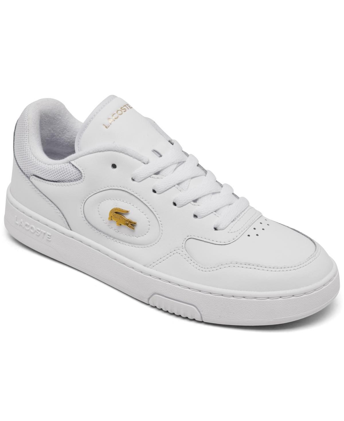 Lacoste Womens Lineset Leather Casual Sneakers from Finish Line - White product image