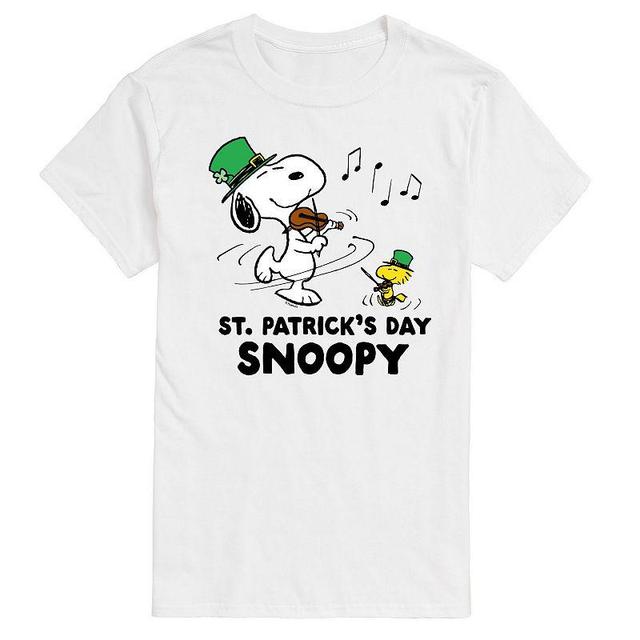 Mens Peanuts St. Patricks Day Snoopy Graphic Tee Product Image