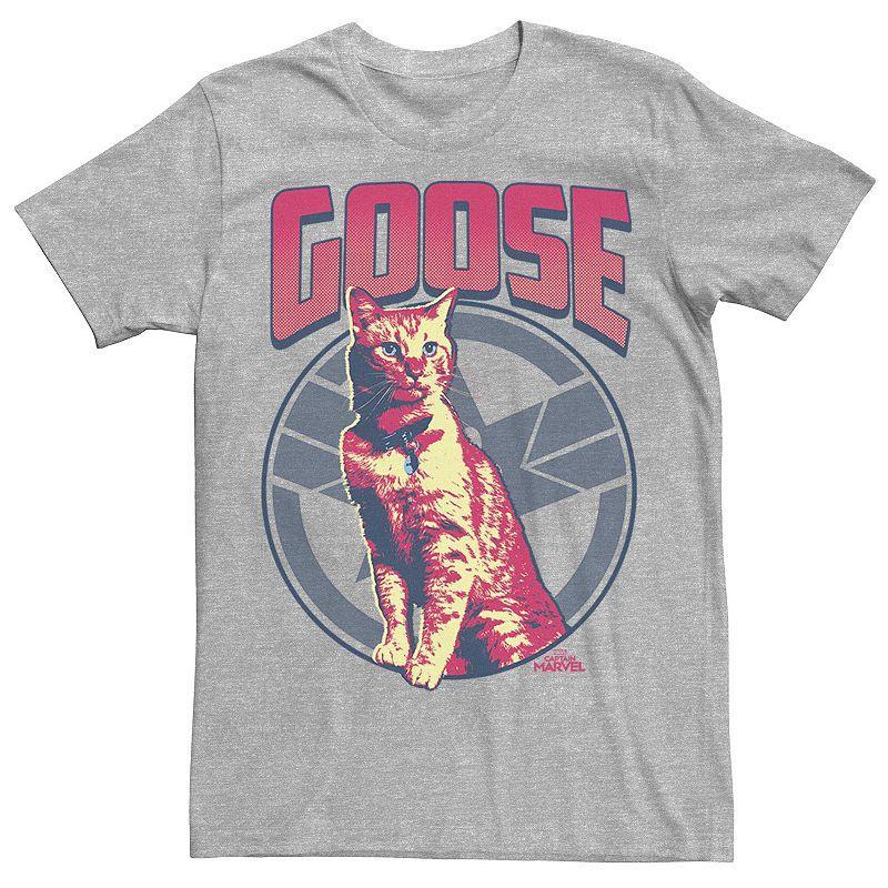 Marvel Mens Captain Marvel Goose The Cat Short Sleeve T-Shirt Product Image