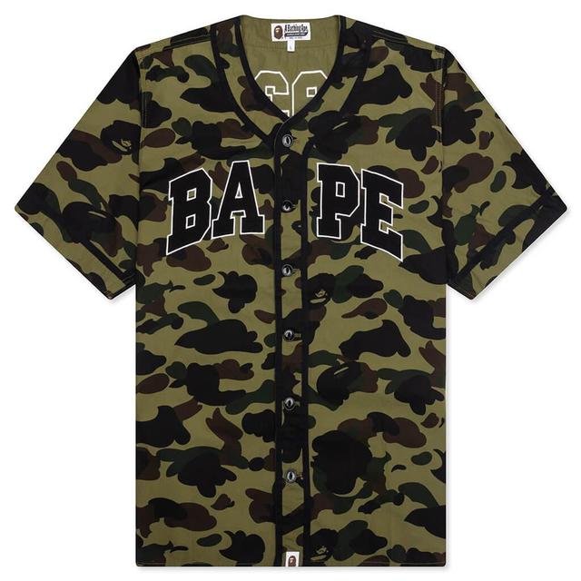 1st Camo Baseball Shirt - Green Male Product Image