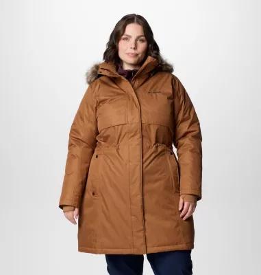 Columbia Womens Apres Arson II Winter Long Down Jacket - Plus Size- Product Image