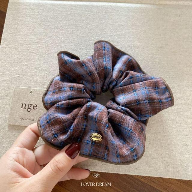 Plaid Patterned Scrunchie Product Image