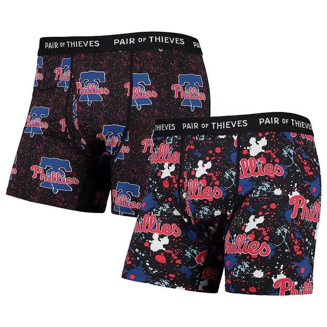 Mens Pair of Thieves Philadelphia Phillies Super Fit 2-Pack Boxer Briefs Set Product Image