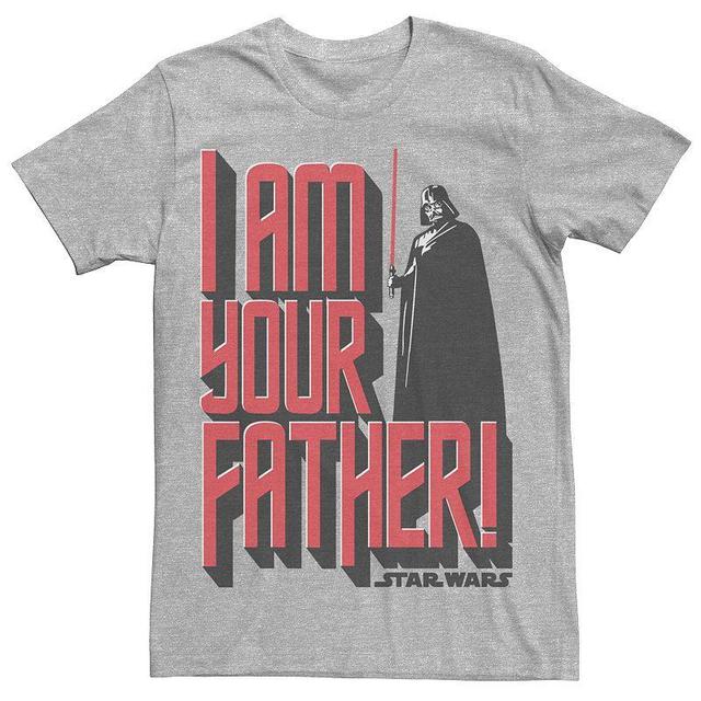 Mens A New Hope Father Figure Tee Athletic Grey Product Image