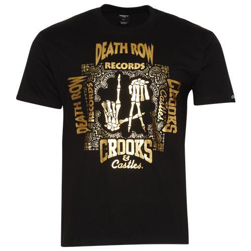 Crooks & Castles Mens LA Crooks T-Shirt - Gold/Black Product Image