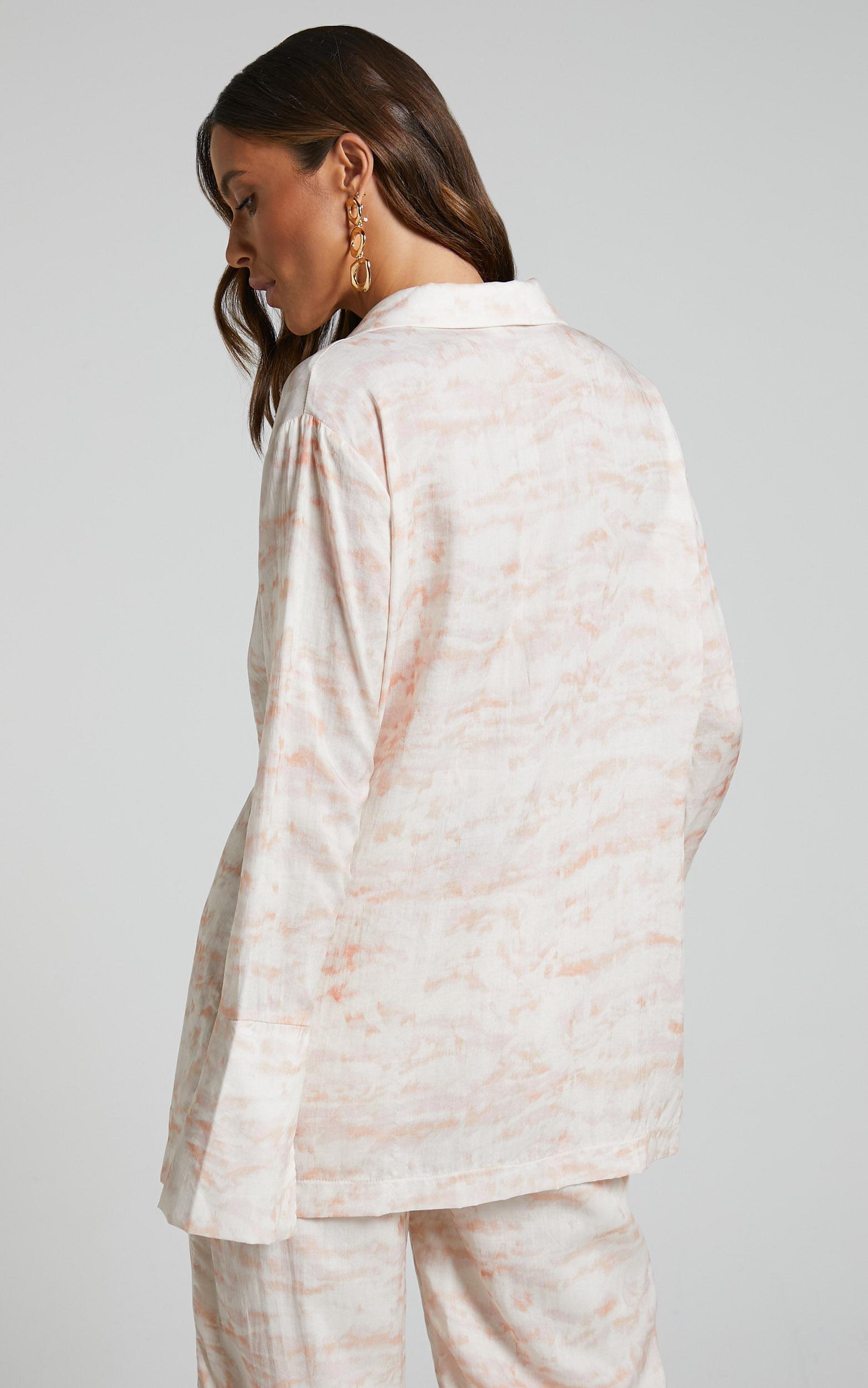 Amalie The Label - Aladene Linen Blend Shirt in Harlem Print Product Image