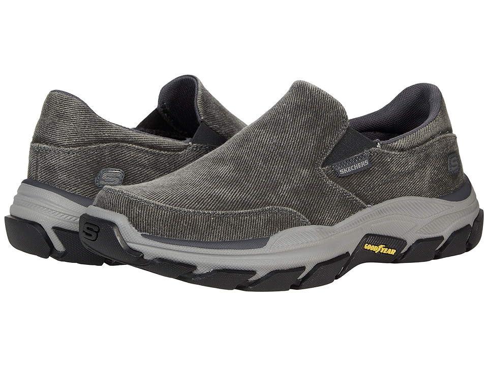 SKECHERS Relaxed Fit Respected - Fallston (Charcoal) Men's Shoes Product Image