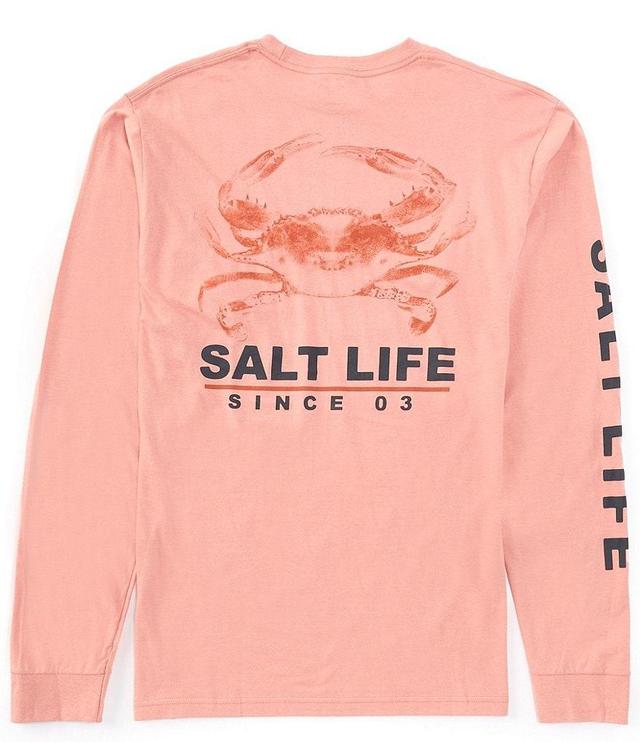 Salt Life Crab Life Long Sleeve Graphic T-Shirt Product Image