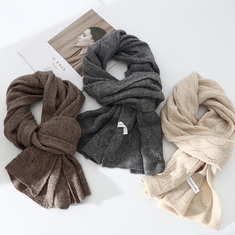 Plain Knit Scarf Product Image