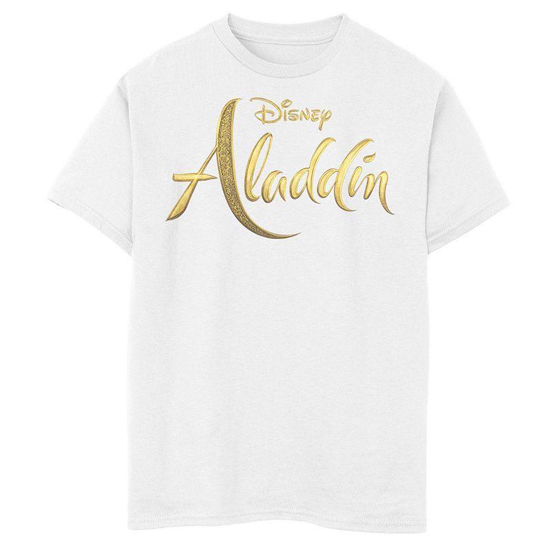 Disneys Aladdin Mens Logo Graphic Tee Product Image