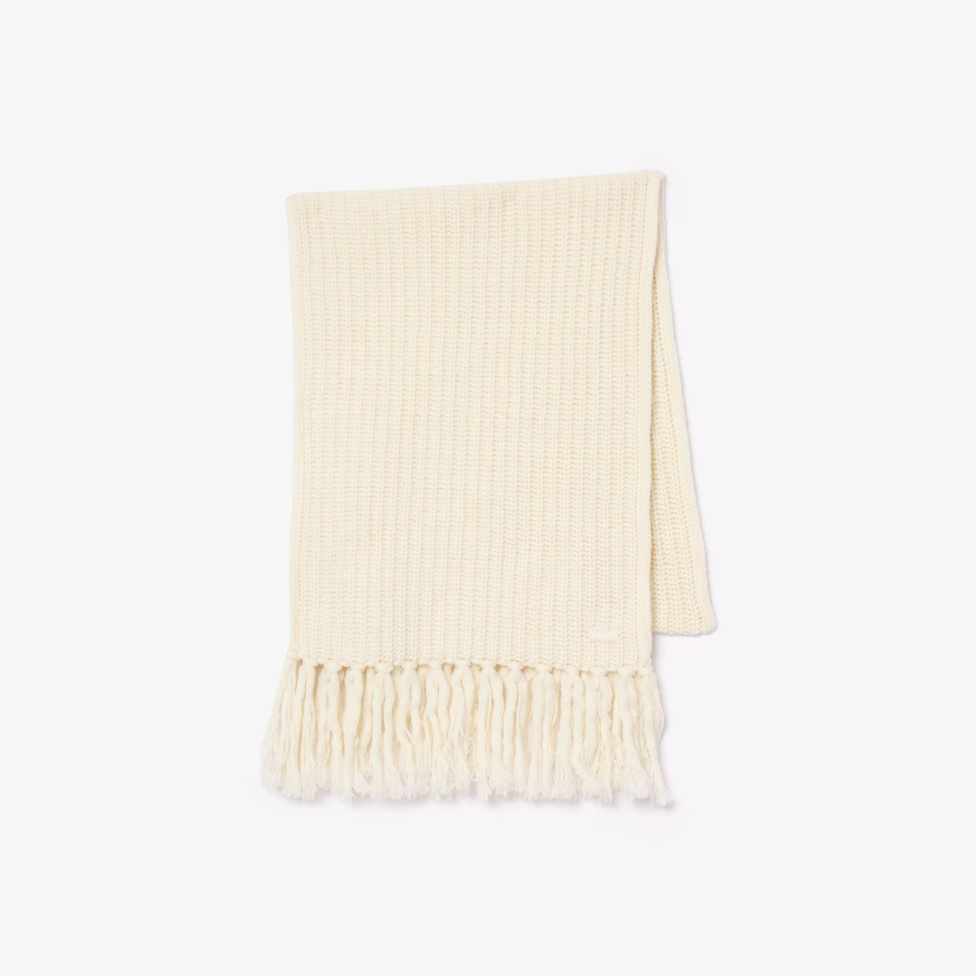 Women's Wide Fringed Wool Scarf product image