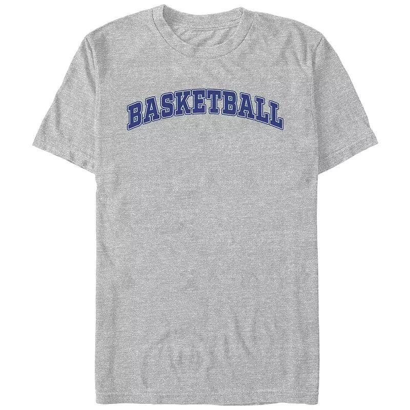 Mens Basketball Graphic Tee Athletic Grey Product Image