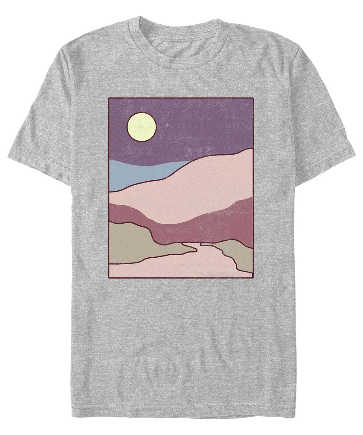 Mens Minimal Landscape Tee Athletic Grey Product Image