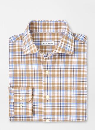 Peter Millar Stonington Summer Soft Plaid Cotton Button-Up Shirt Product Image