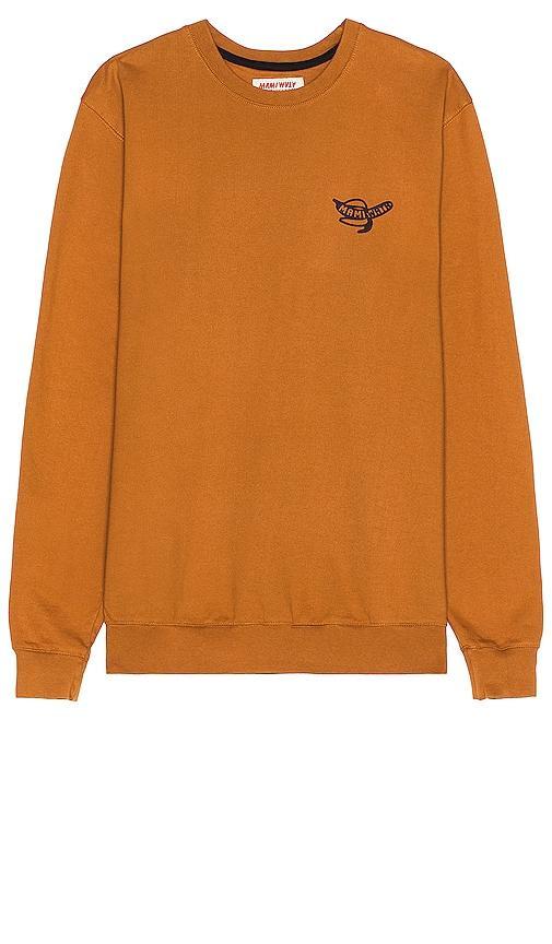 Mami Wata DIY Car Sweatshirt in Burnt Orange. - size L (also in XL/1X) Product Image