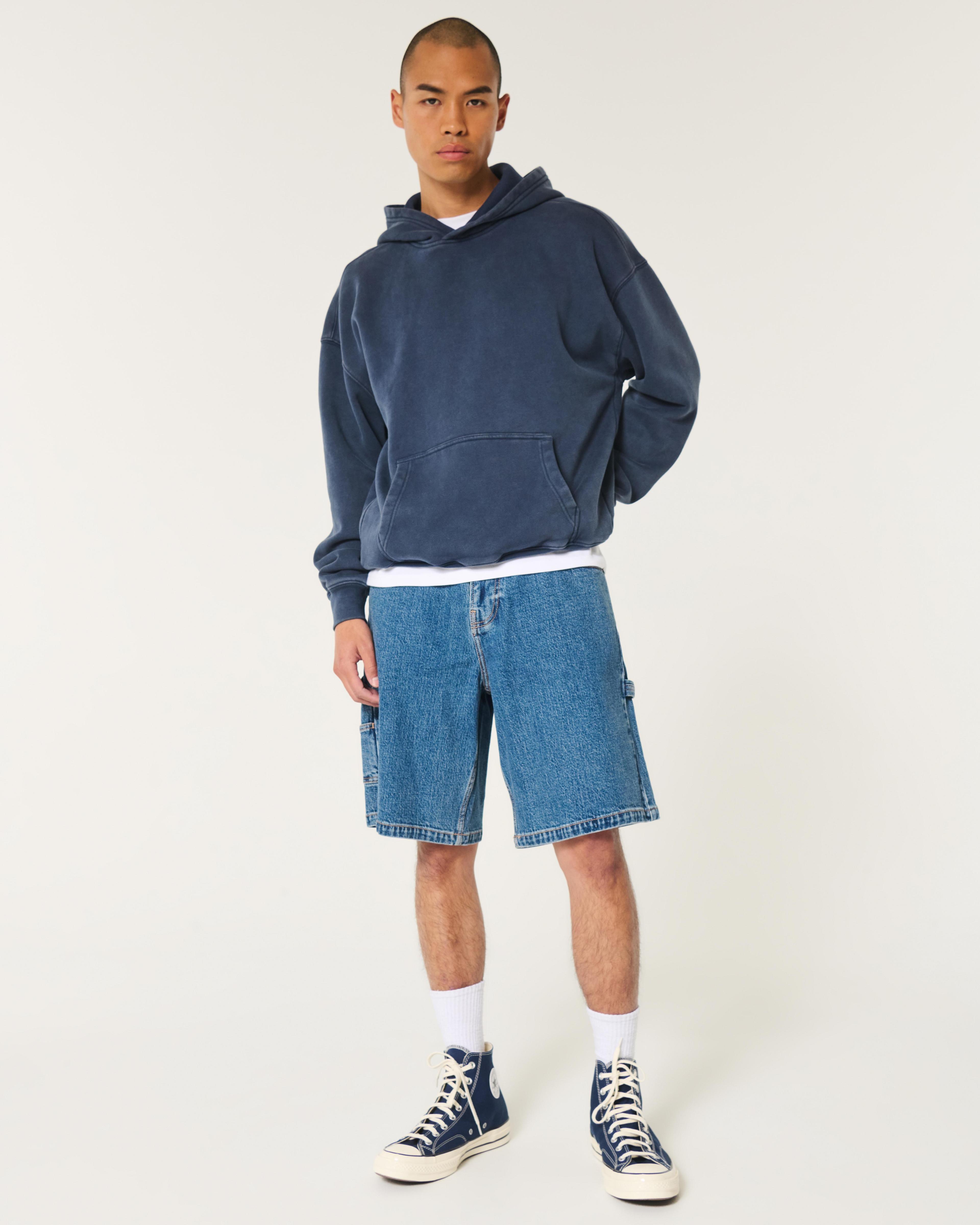 Boxy Colorblock Hoodie Product Image