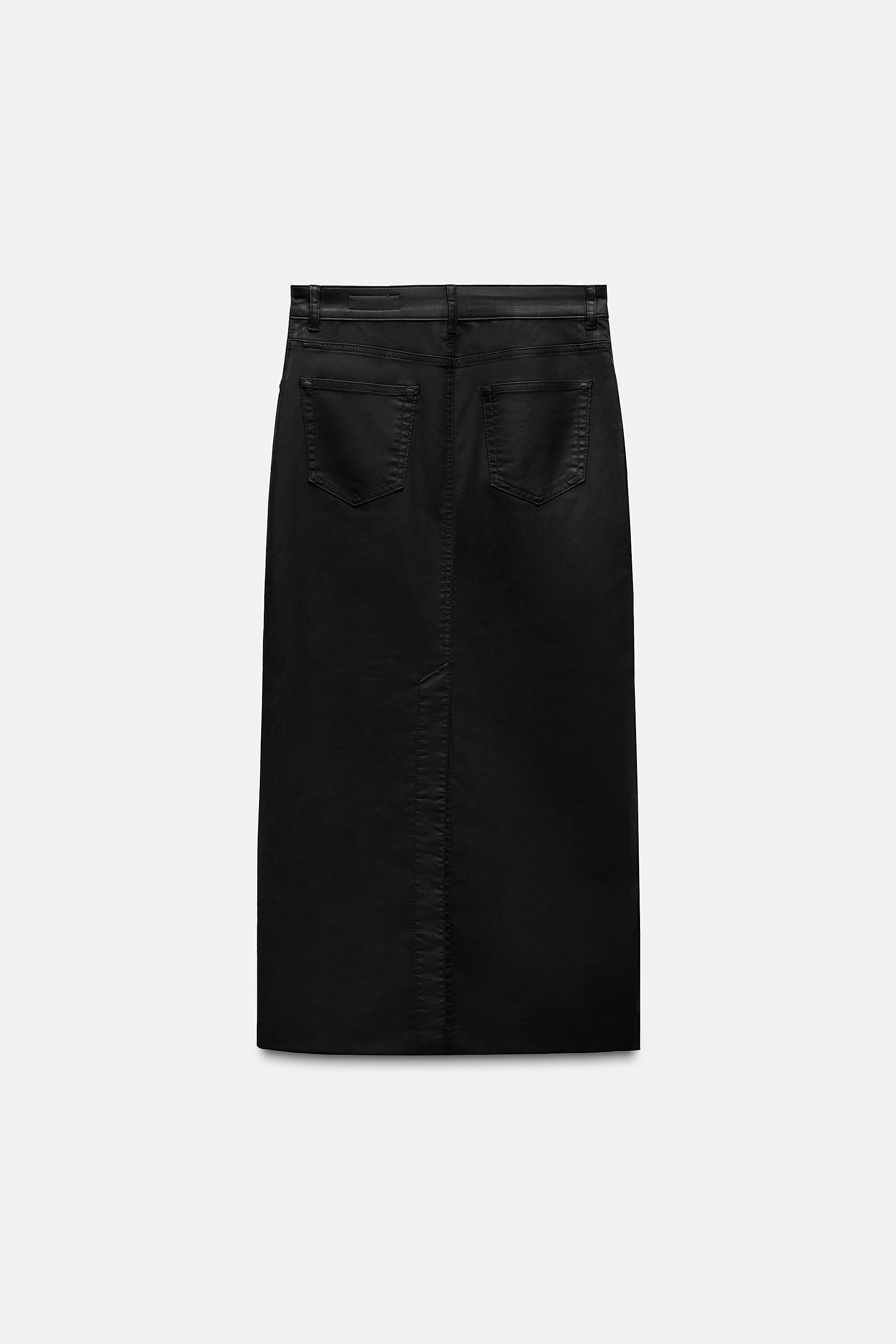 WAXED PENCIL SKIRT ZW COLLECTION Product Image