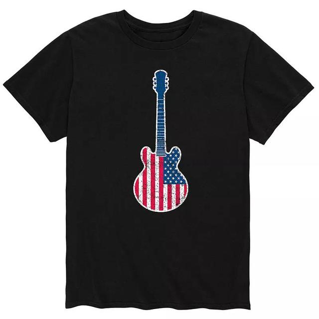 Mens Guitar Flag Fill USA Tee Product Image