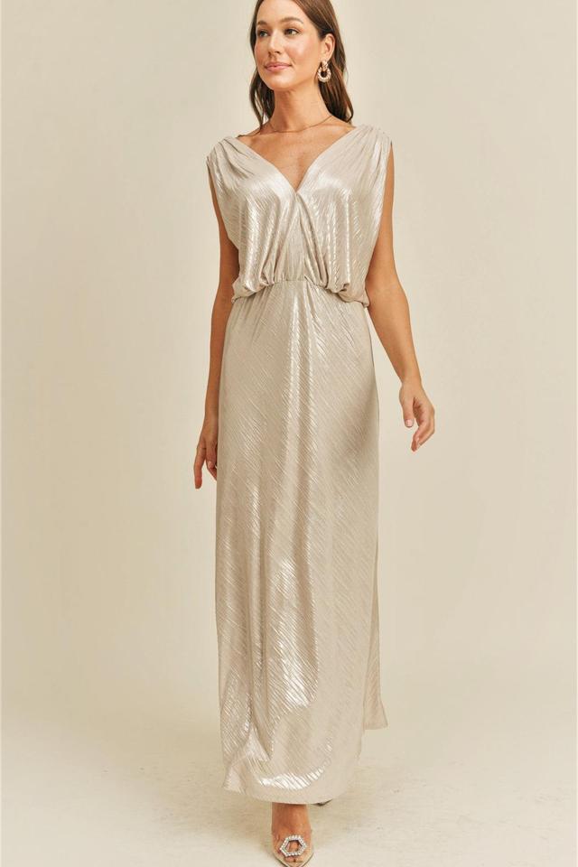 Shimmer Maxi Dress Female Product Image