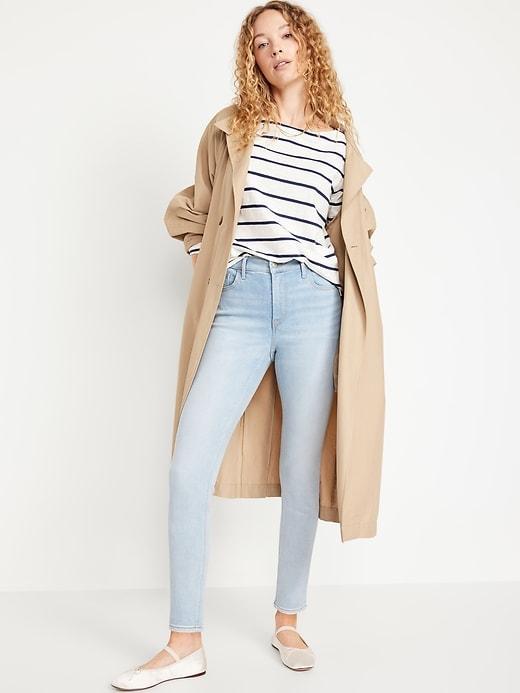 High-Waisted Rockstar Super-Skinny Jeans Product Image