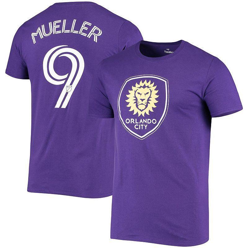 Mens Fanatics Branded Chris Mueller Purple Orlando City SC Authentic Stack T-Shirt Product Image