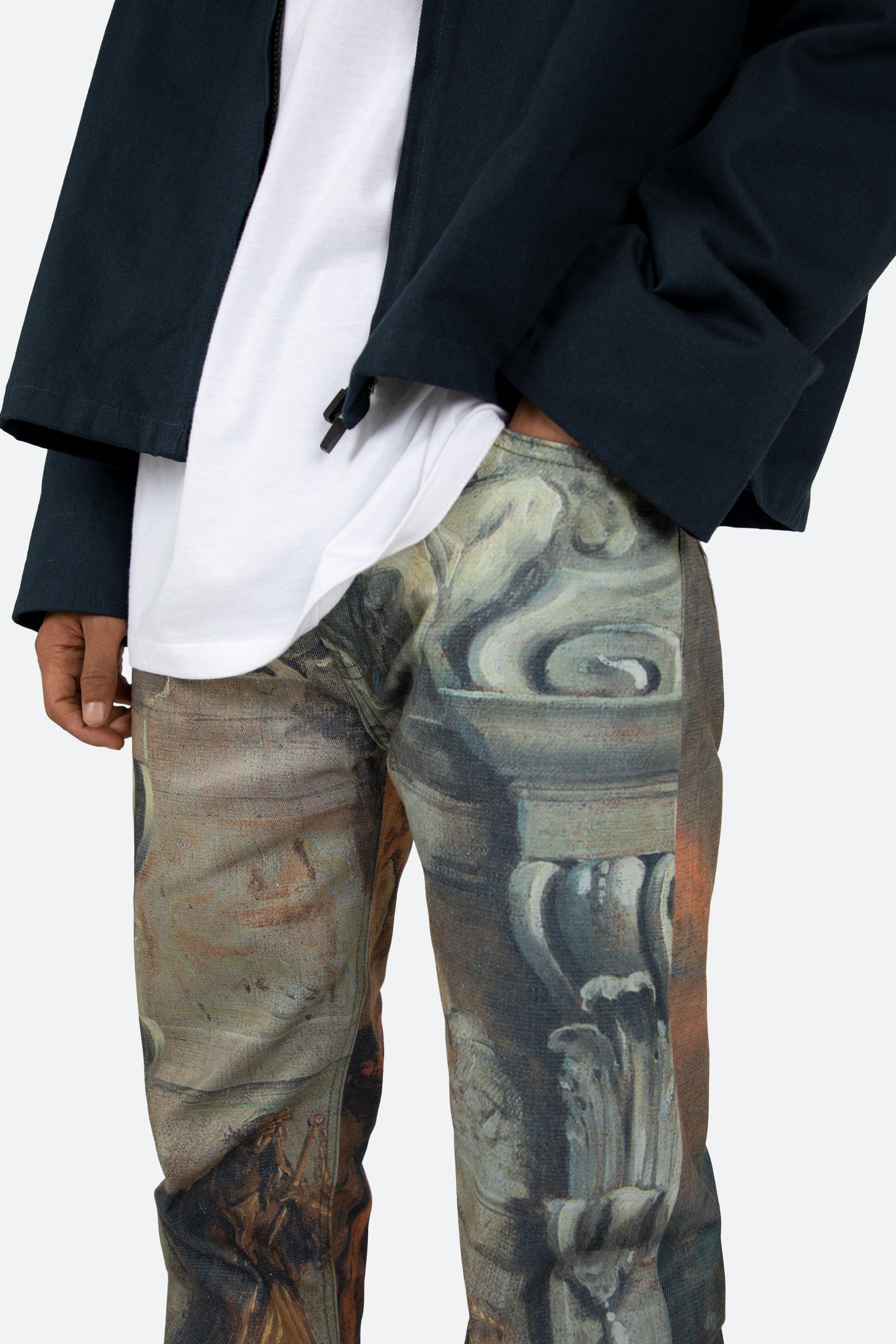 V176 Art Baggy Denim - Multi Male Product Image