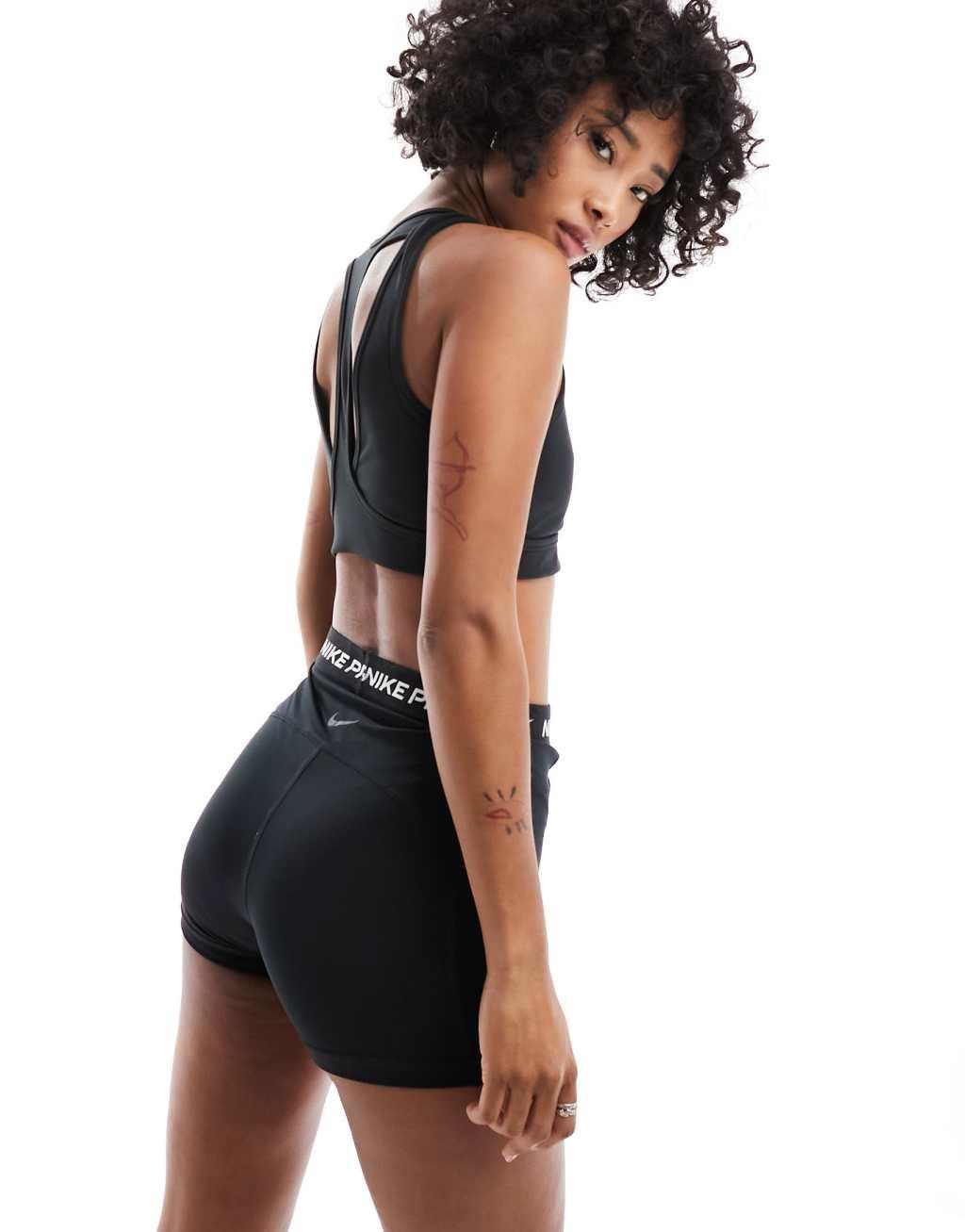 Nike Training Indy sports bra in black Product Image