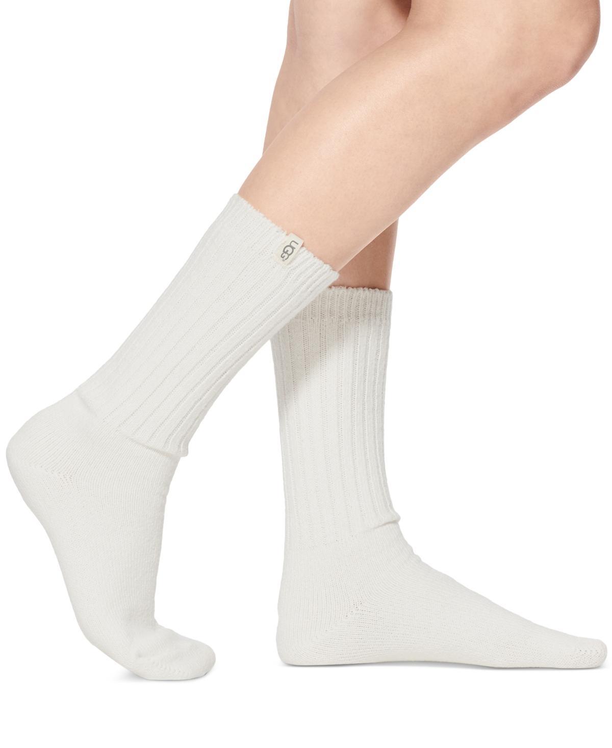 Ugg Womens Rib-Knit Slouchy Crew Socks Product Image