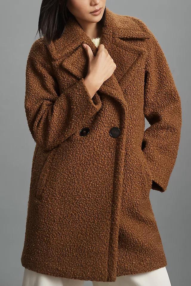 NVLT Flat Bouclé Double-Breasted Overcoat Product Image