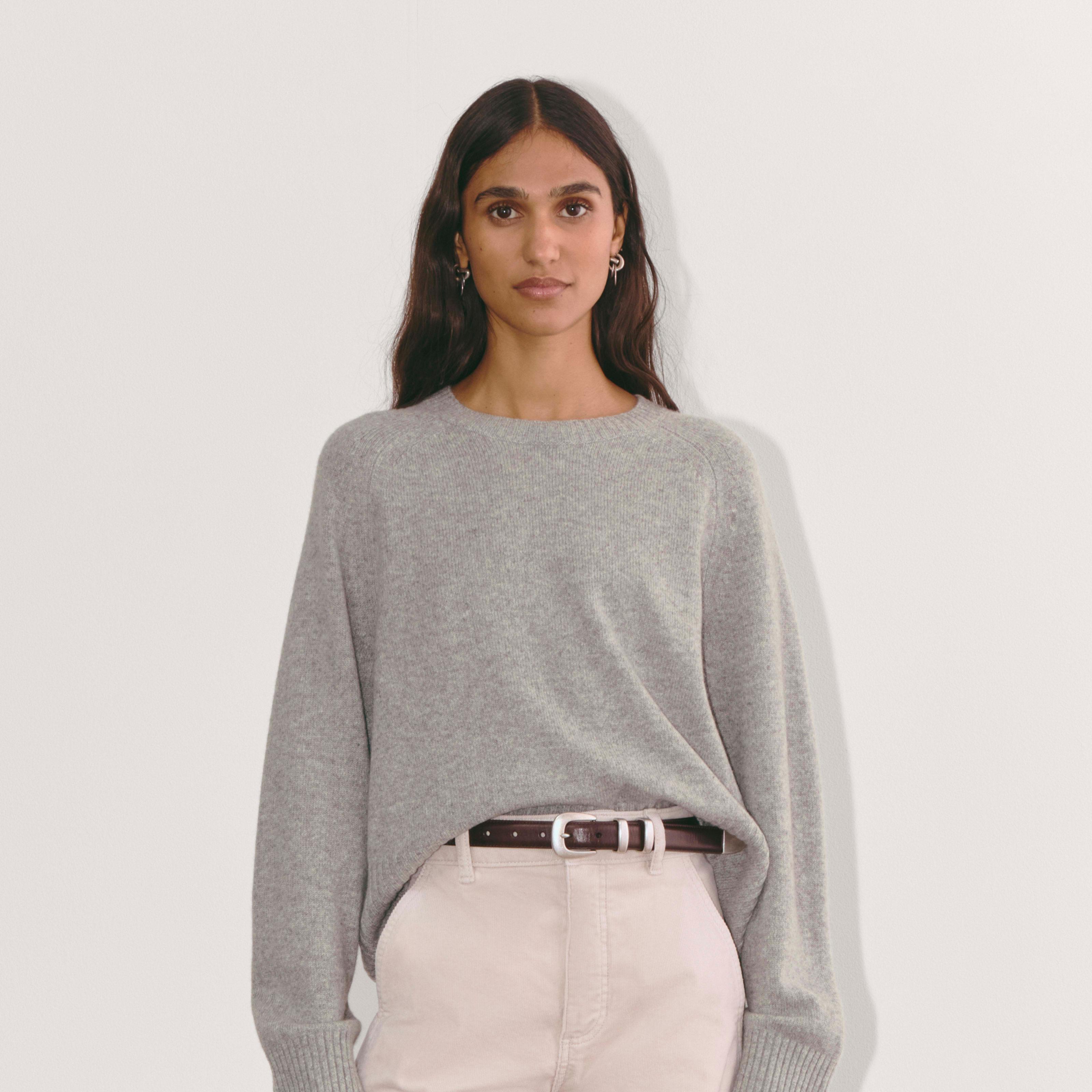 The Boxy Crew in Cashmere Product Image