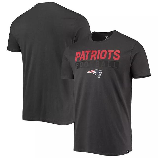 Mens 47 Charcoal New England Patriots Dark Ops Super Rival T-Shirt Product Image