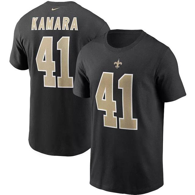 Mens Nike Alvin Kamara New Orleans Saints Name & Number T-Shirt Product Image