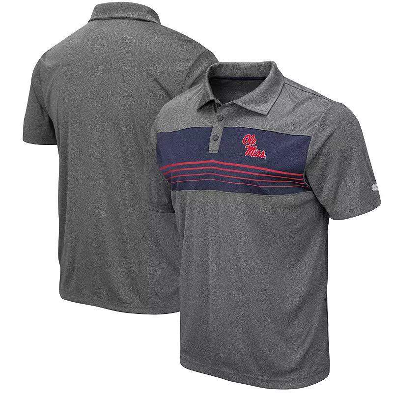 Mens Colosseum Heathered Charcoal Alabama Crimson Tide Smithers Polo Shirt Product Image