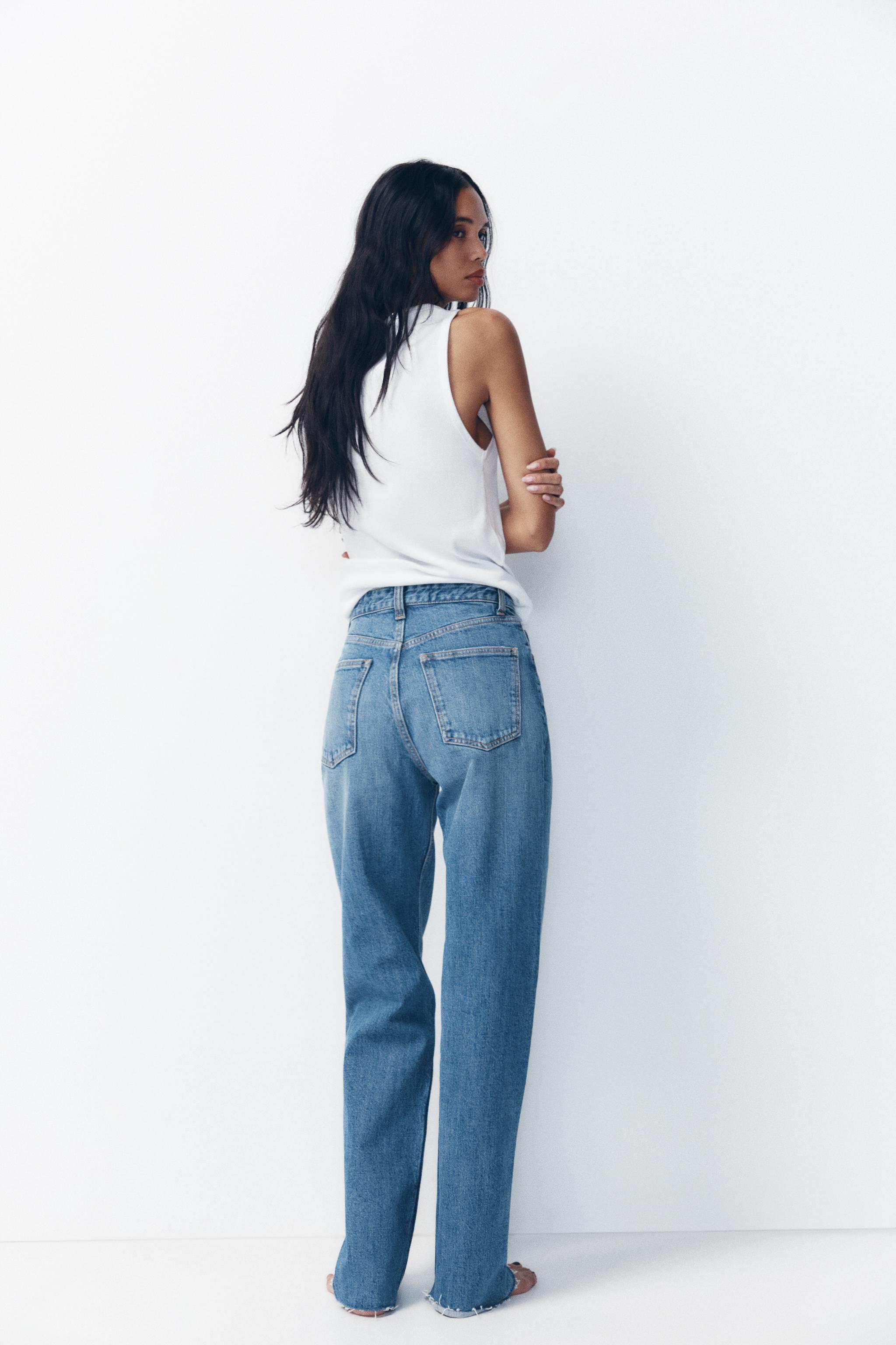 TRF HIGH RISE WIDE LEG JEANS Product Image