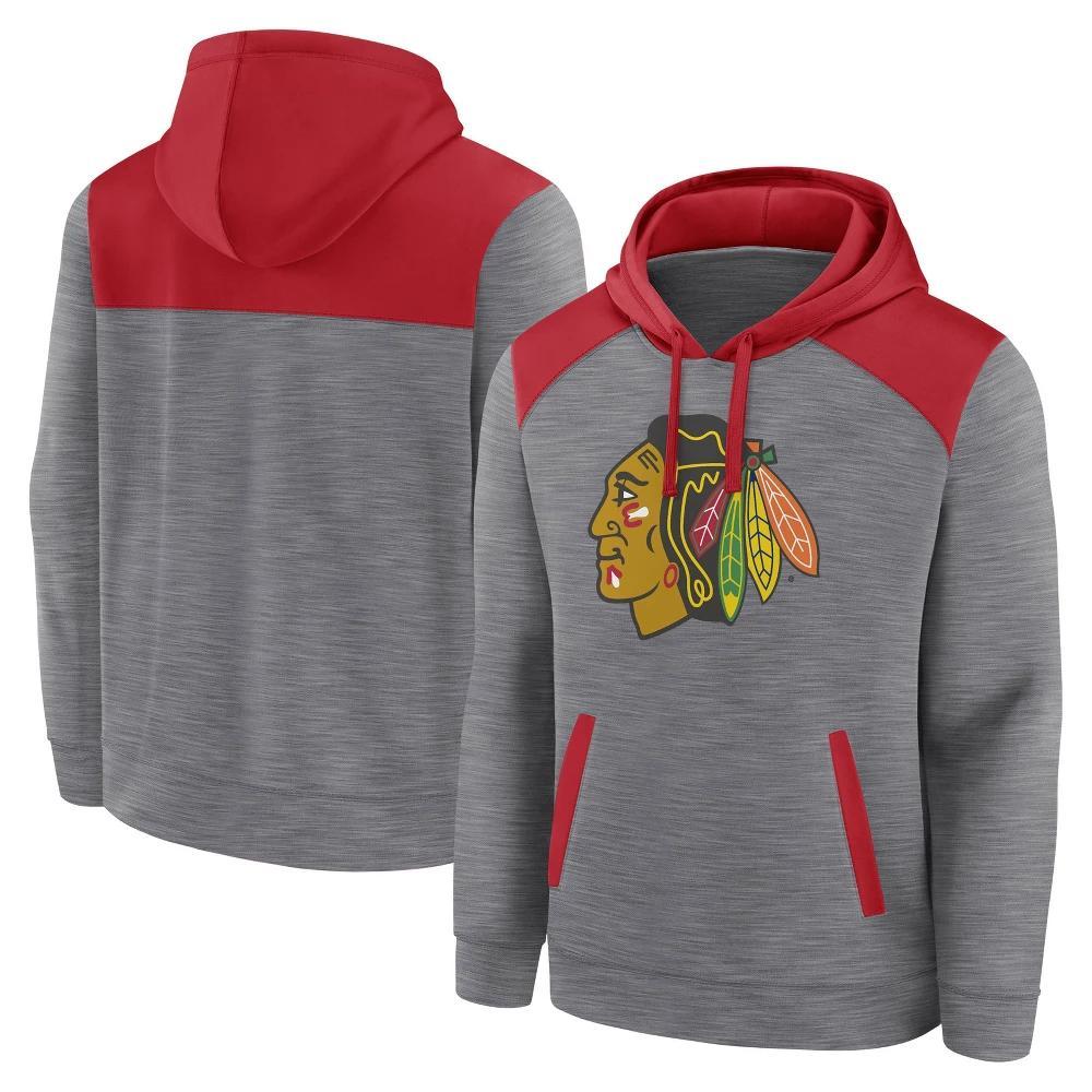 NHL Chicago Blackhawks Mens Poly Hooded Sweatshirt Product Image